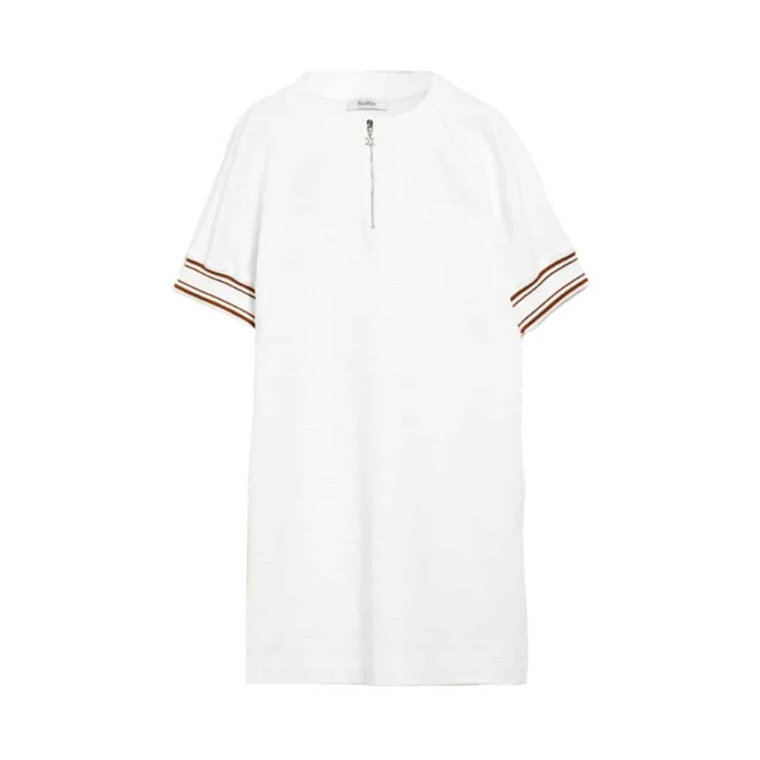 Sukienka Fiumana - Krótka sukienka T-shirt z wzorem monogramu w stylu Jacquard Max Mara