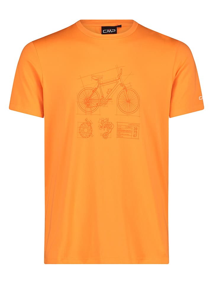 CMP Koszulka funkcyjna w kolorze pomarańczowym