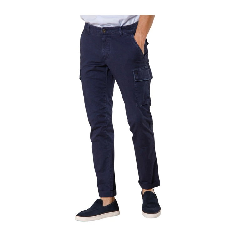 Cargo Pants Extra Slim w Granatowym Kolorze Mason's