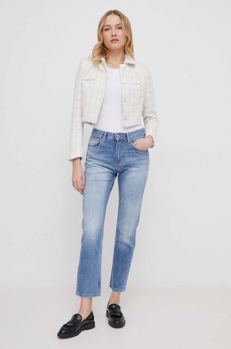 Pepe Jeans jeansy damskie high waist