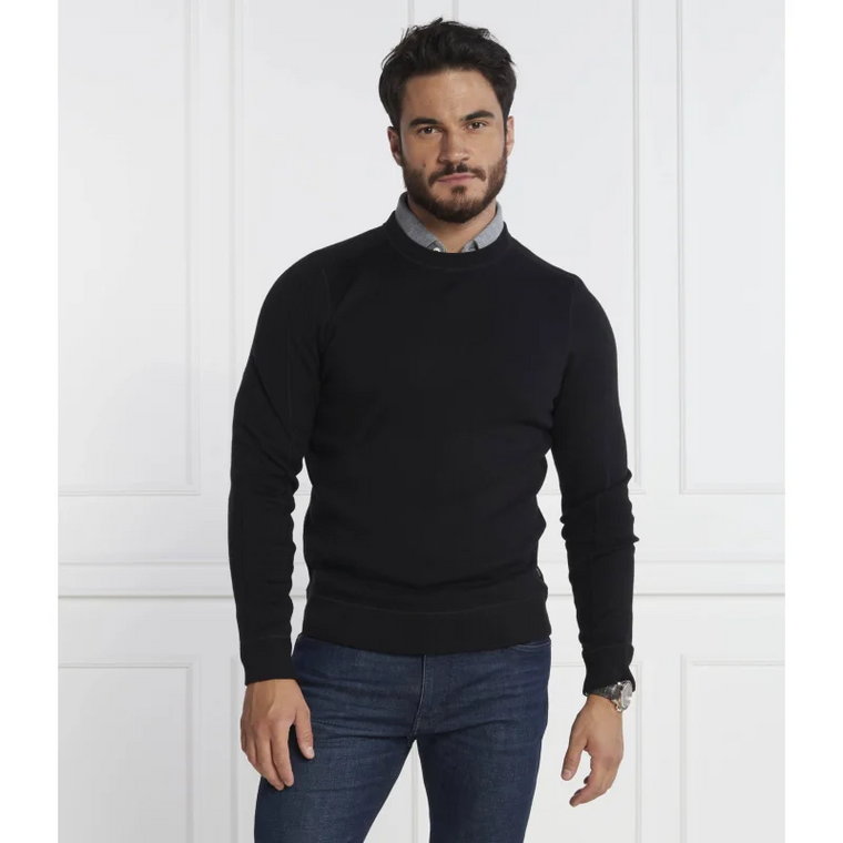 BOSS BLACK Sweter ONORE | Regular Fit | z dodatkiem wełny