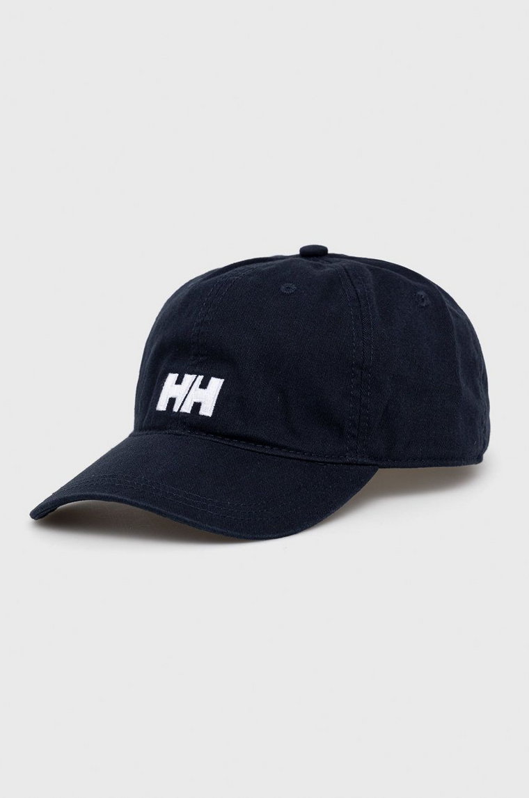 Helly Hansen czapka kolor granatowy z aplikacją 67155