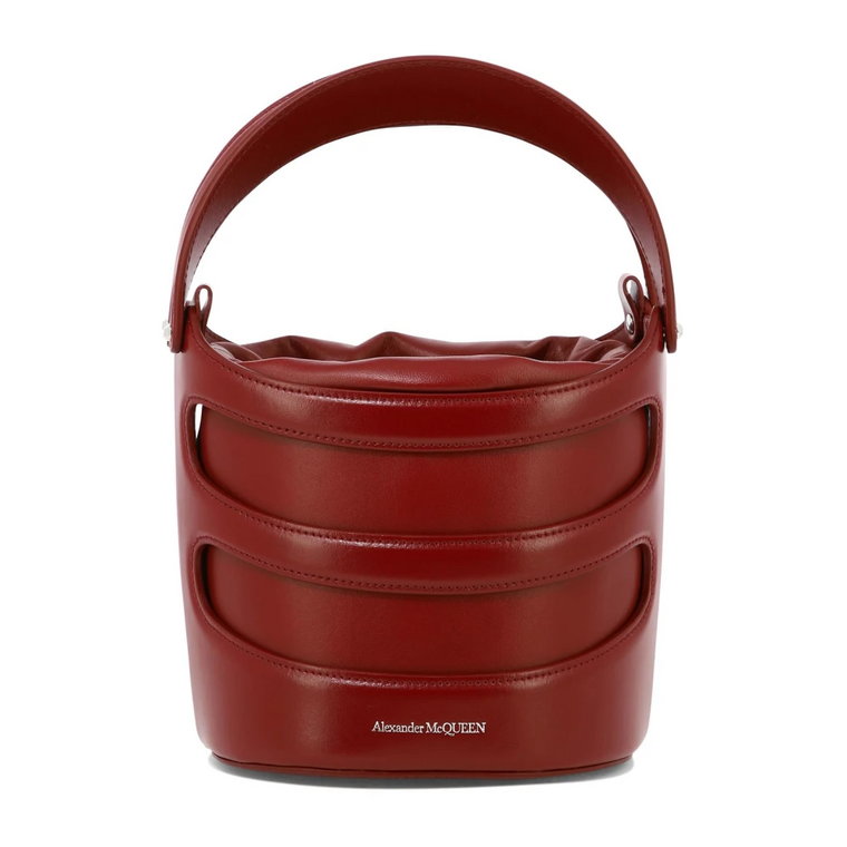 The Rise Bucket Bag Skóra Alexander McQueen