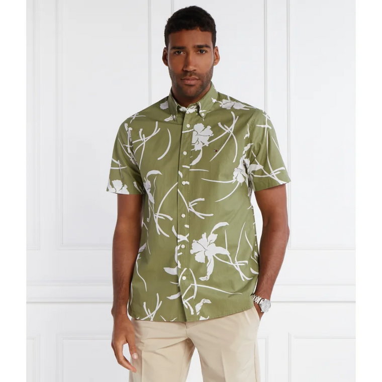 Tommy Hilfiger Koszula LARGE TROPICAL PRT | Regular Fit