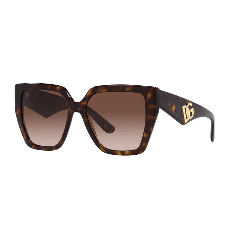 Oversized okulary przeciwsłoneczne w kształcie kwadratu z metalowym logo Dolce & Gabbana