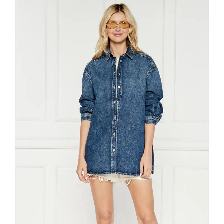 Samsøe Samsøe Jeansowa koszula SALEA | Oversize fit