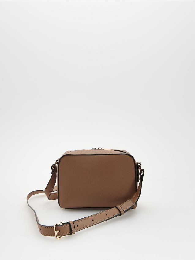 Reserved - Torebka crossbody - beżowy