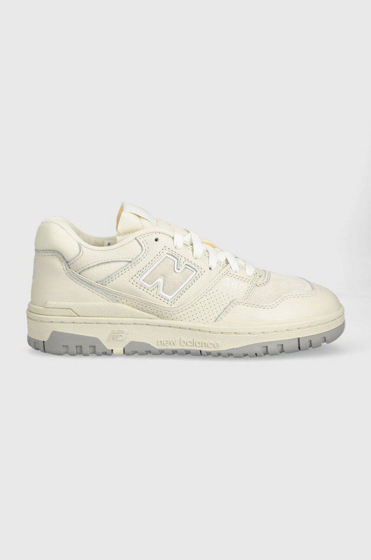 New Balance sneakersy skórzane BB550PWD kolor beżowy