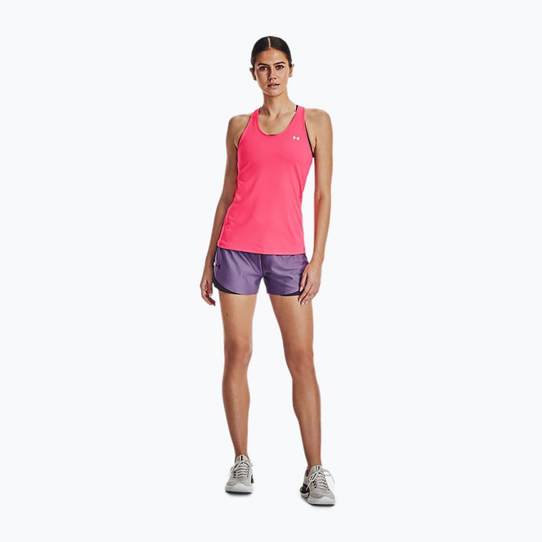 Tank top treningowy damski Under Armour HG Armour Racer Tank pink shock/iridescent