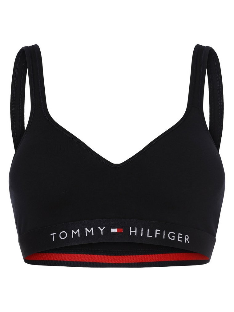 Tommy Hilfiger - Gorset damski  z wypełnieniem, niebieski