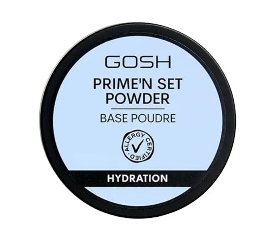 GOSH Prime n Set Utrwalająco-matujacy puder/baza 3w1 z kwasem hialuronowym 7g
