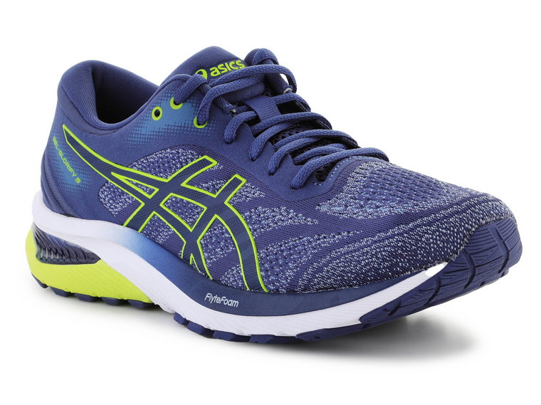 Buty męskie do biegania Asics Gel-Glorify 5 Thunfer Blue/ Safety Yellow 1011B385-400