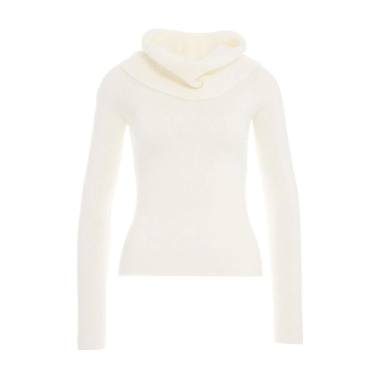 Wygodny Biały Sweter Aw23 Liu Jo