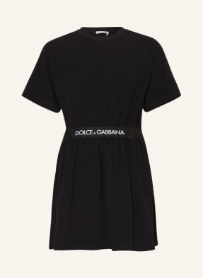 Dolce & Gabbana Sukienka Z Dżerseju schwarz