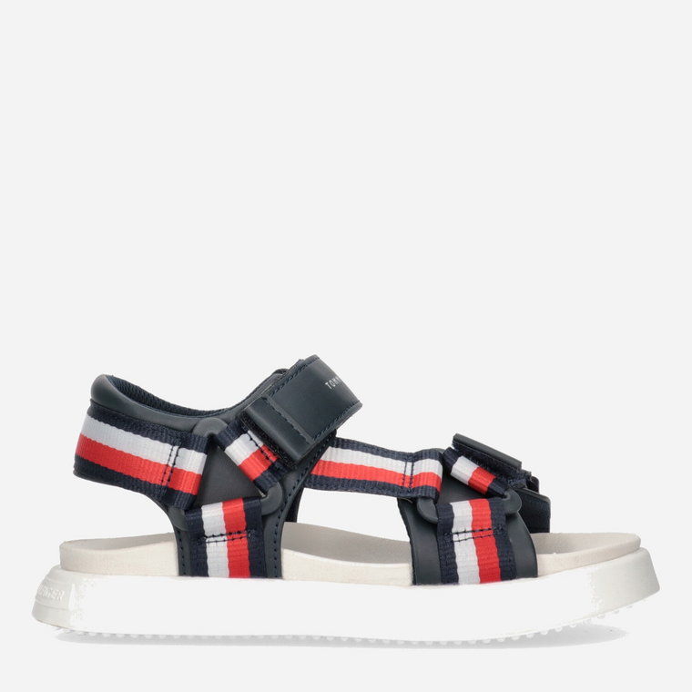 Sandały dziecięce Tommy Hilfiger Stripes Sandal T3B2-32905-1355800- 37 Blue (8052578195291). Sandały chłopięce