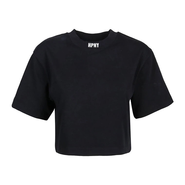 Haftowany Crop T-Shirt Heron Preston