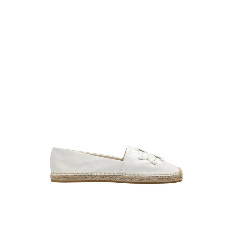 Logo Espadryle z Skórzanym Wierzchem Tory Burch