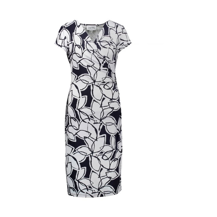 Elegancka Sukienka Midi z Kwiatowym Wzorem Joseph Ribkoff