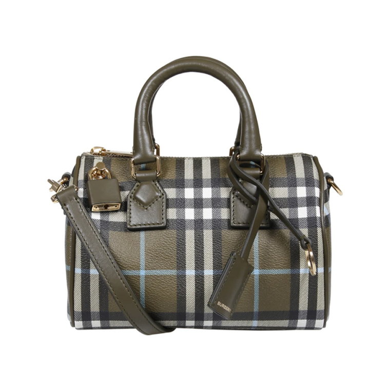 Oliwkowa torba do kręgli Burberry