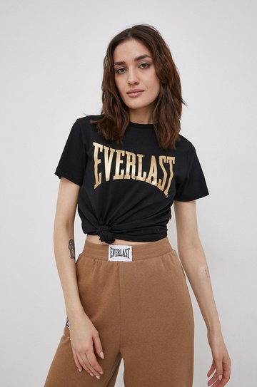 Everlast T-shirt bawełniany kolor czarny