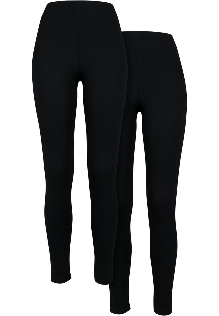 Spodnie Legginsy Damskie Czarne Urban Classics TB605A