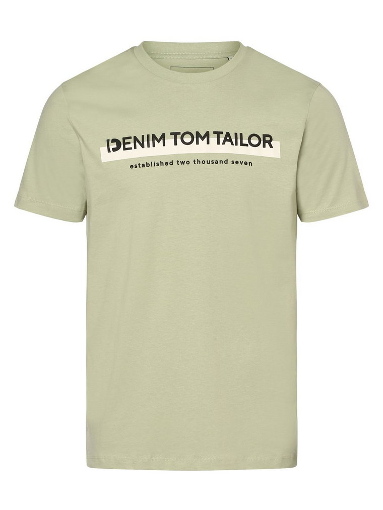 Tom Tailor Denim - T-shirt męski, zielony