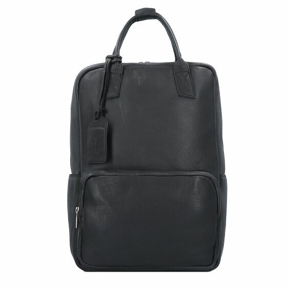 Cowboysbag Fonthill Plecak Skórzany 40 cm Komora na laptopa black