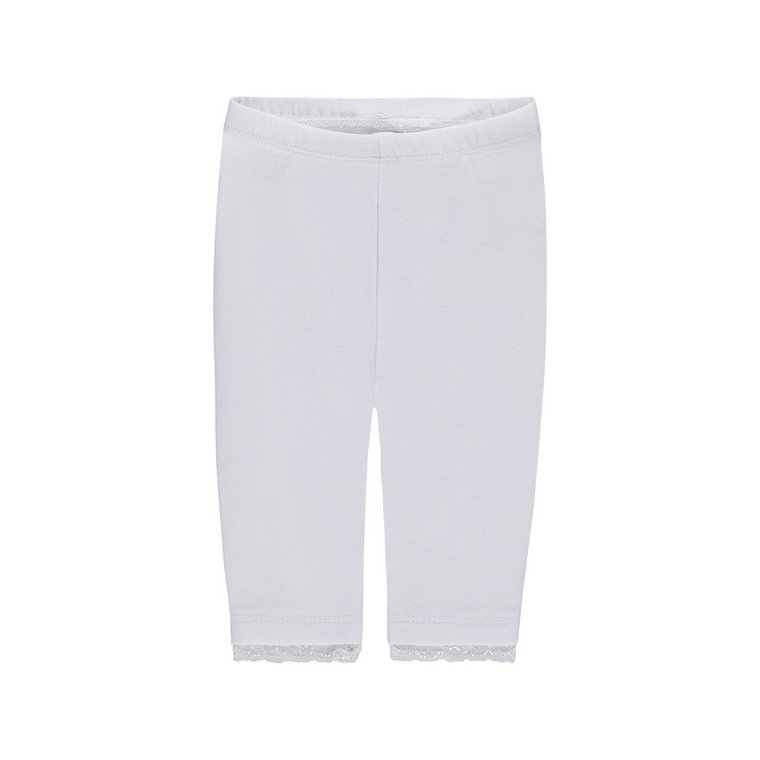 Dziewczęce legginsy, biały, rozmiar 80
