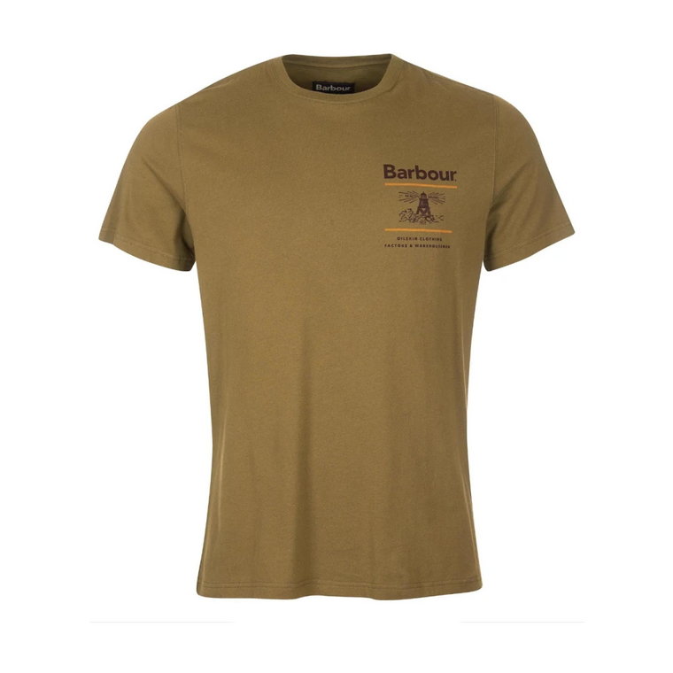 Khaki Oversized Reed T-Shirt Barbour