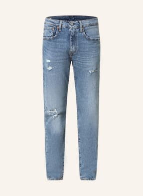 Levi's Jeansy W Stylu Destroyed 502 Tapered Fit blau