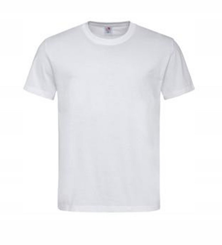 Podkoszulka koszulka Męska Biała Krótki Rękaw XXL
