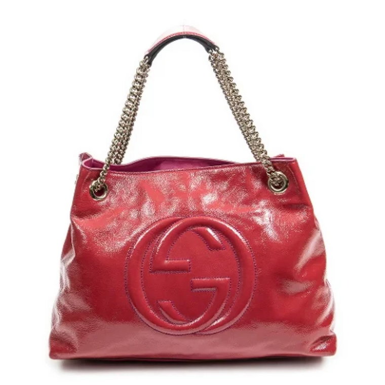 Pre-owned Leather handbags Gucci Vintage