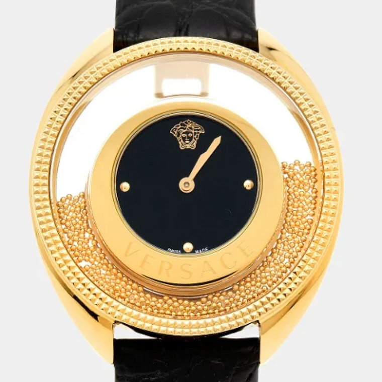 Pre-owned Metal watches Versace Pre-owned