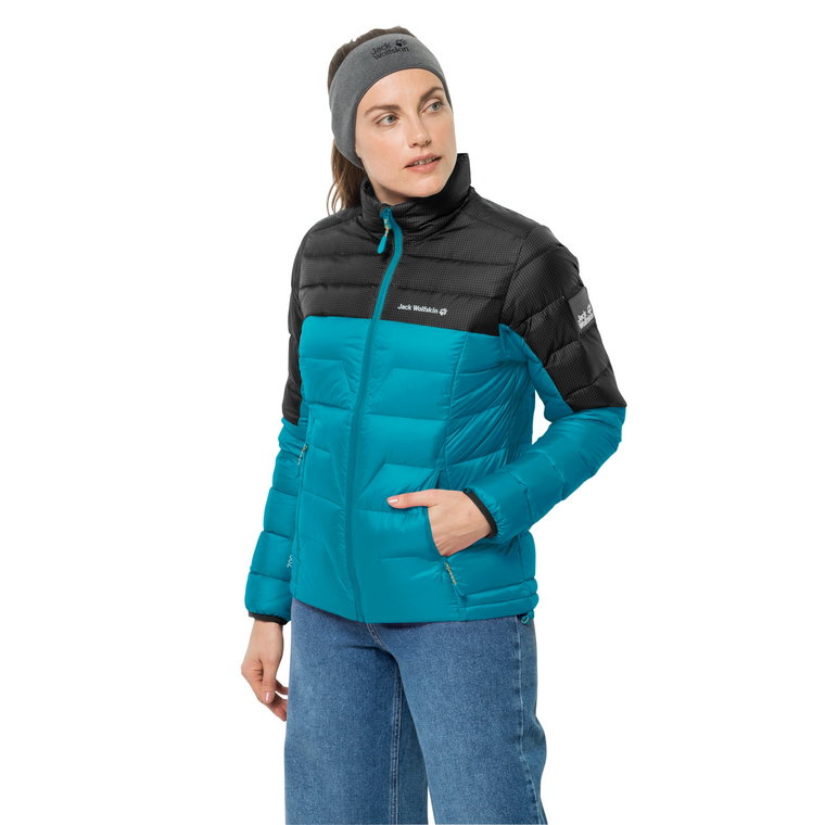 Damska kurtka puchowa DNA TUNDRA JKT W Dark Cyan - XS