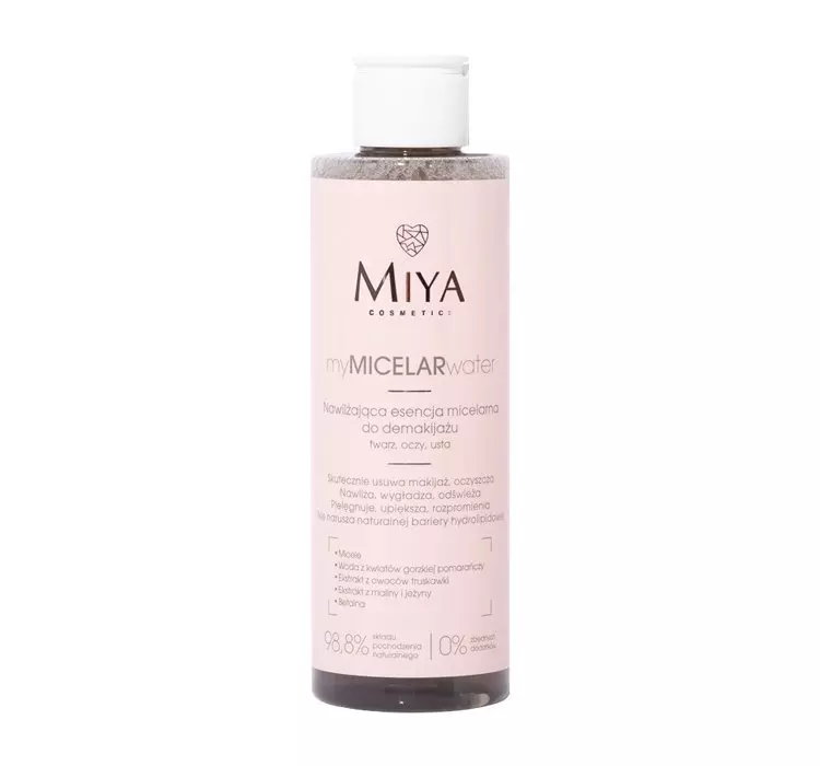 MIYA COSMETICS MY MICELAR WATER NAWILŻAJĄCA ESENCJA MICELARNA DO DEMAKIJAŻU 200ML