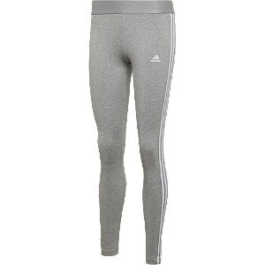 Szare legginsy adidas 3s leg - Damskie - Kolor: Popielate - Rozmiar: L