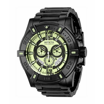 Invicta Watches, Luminary 38196 Mens Quartz Watch - 52mm Czarny, male,