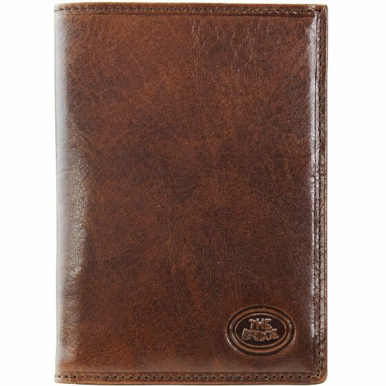 The Bridge Story Uomo Business Card Case Leather 9,5 cm marrone