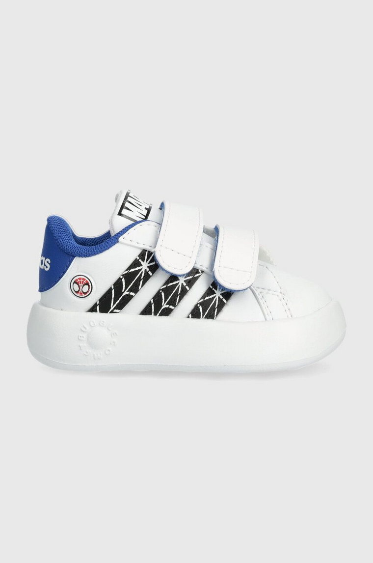 adidas sneakersy dziecięce x Marvel, GRAND COURT SPIDER-MAN CF I kolor biały