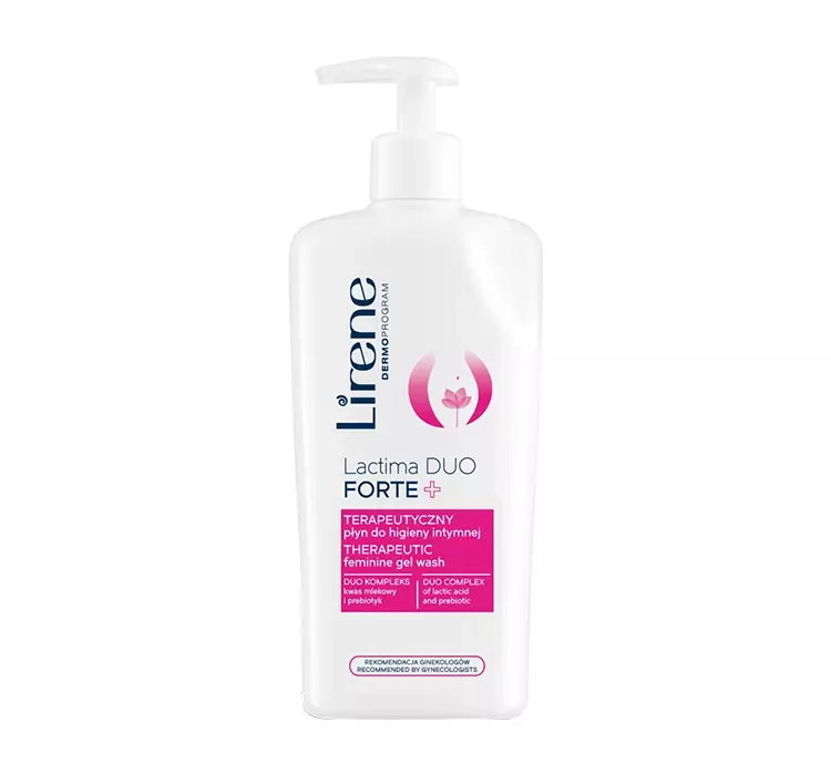 LIRENE LACTIMA DUO FORTE+ TERAPEUTYCZNY PŁYN DO HIGIENY INTYMNEJ 300ML