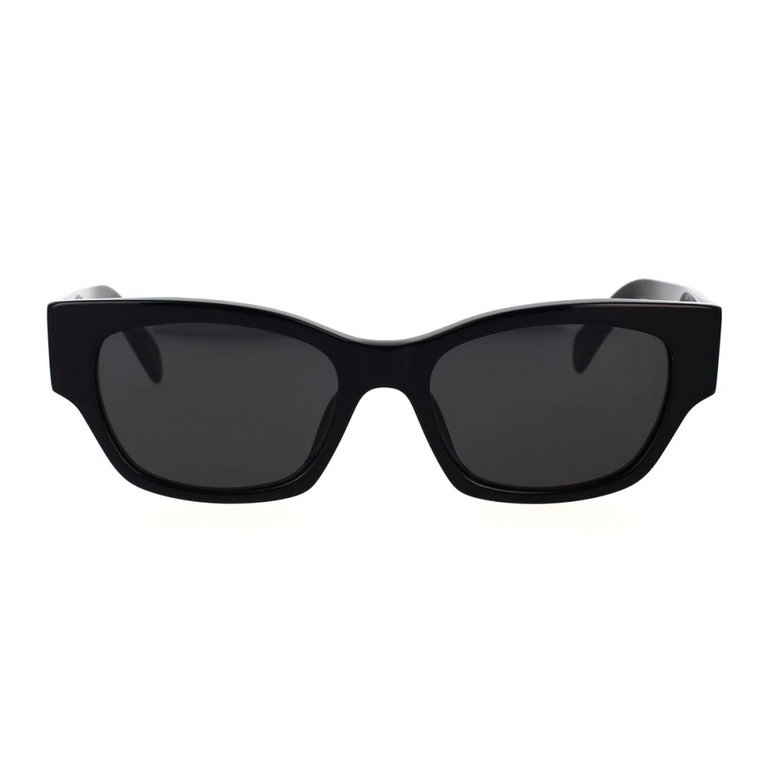 Okulary przeciwsłoneczne w stylu Cat-Eye z ciemnoszarymi soczewkami Celine
