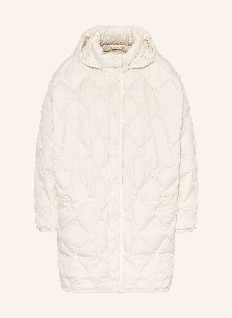 Woolrich Kurtka Puchowa Heritage Cape Z Odpinanym Kapturem weiss