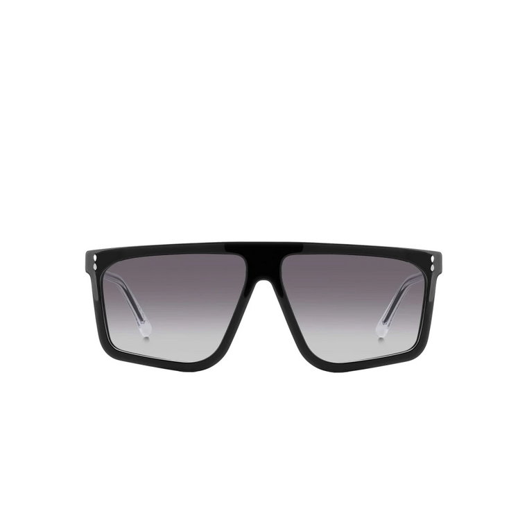 Kwadratowe Czarne Okulary Przeciwsłoneczne z Szarymi Szkłami Isabel Marant