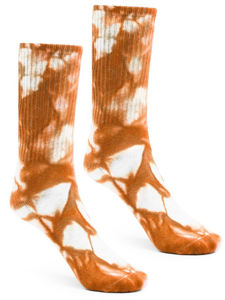 Długie Skarpetki Pomarańczowe Urban Socks Tie Dye