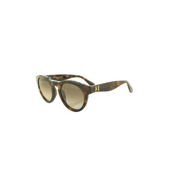 Carolina Herrera, Sunglasses SHN 607M Brązowy, unisex,