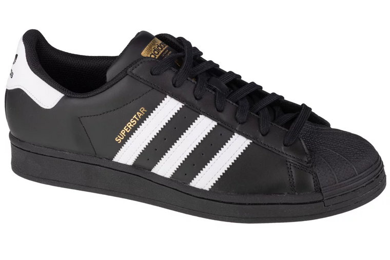 adidas Superstar EG4959, Męskie, Czarne, buty sneakers, skóra naturalna, rozmiar: 44 2/3