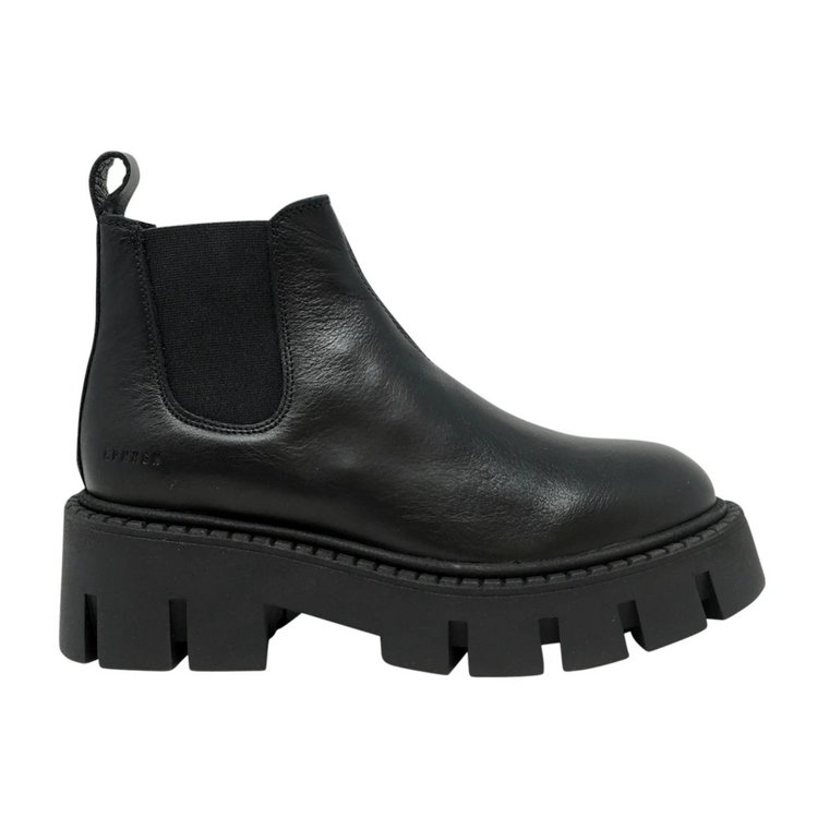 Czarne Skórzane Botki Aw23 Copenhagen Shoes