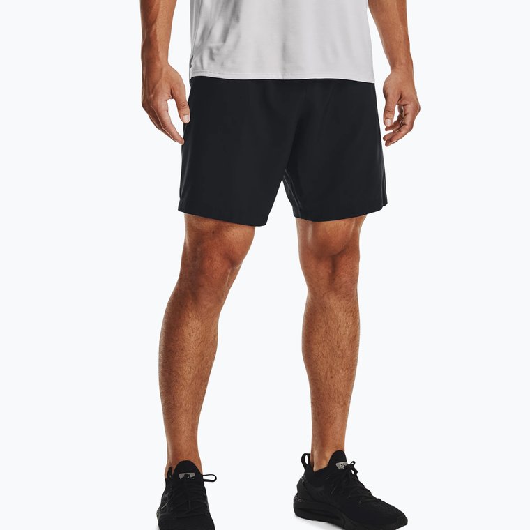 Spodenki treningowe męskie Under Armour Woven Graphic black/white