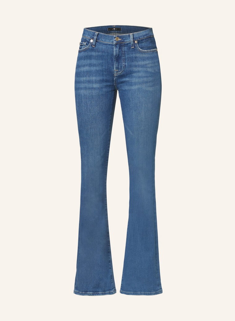 7 For All Mankind Jeansy Flare Ali blau