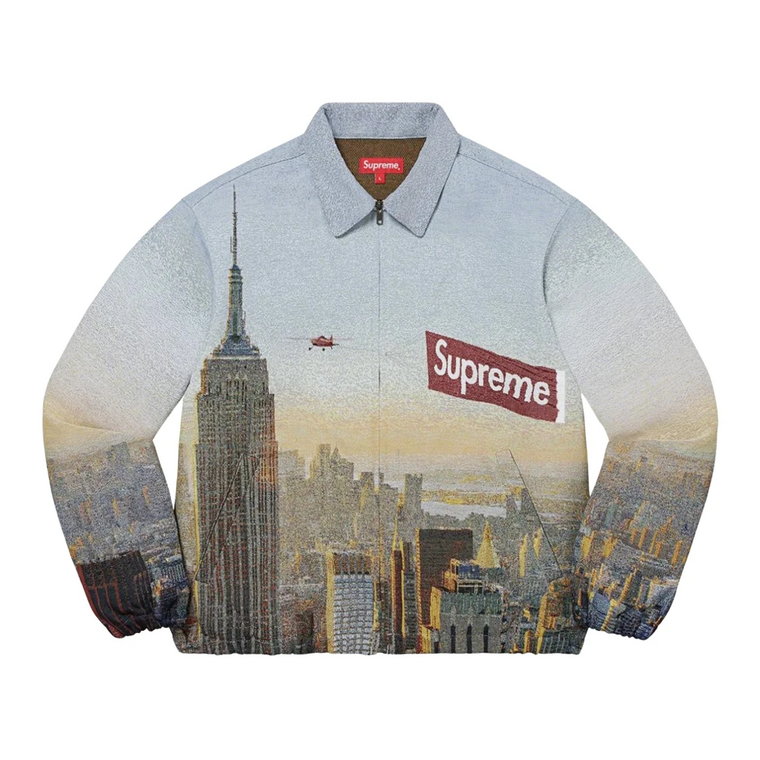 Limitowana edycja Aerial Tapestry Harrington Jacket Supreme